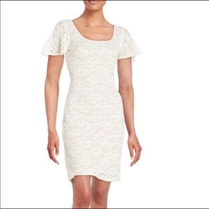 NWT BELLE BADGLEY MISCHKA Lace / Sequin Dress 10